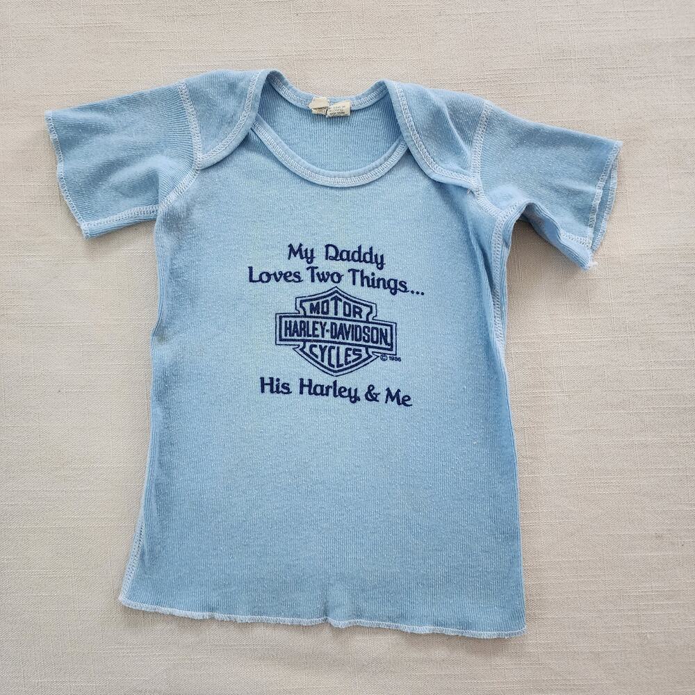 Vintage Harley Davidson & Daddy Tee 24 months